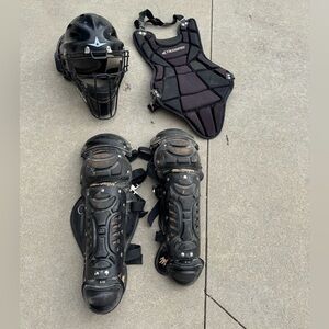 Youth Catcher's Gear Set in Black